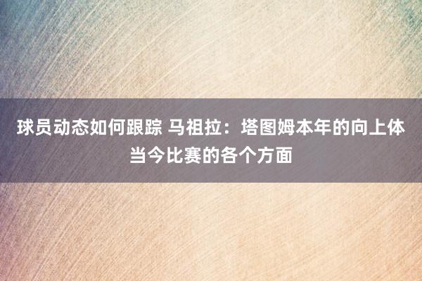 球员动态如何跟踪 马祖拉：塔图姆本年的向上体当今比赛的各个方面