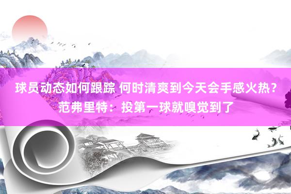 球员动态如何跟踪 何时清爽到今天会手感火热？范弗里特：投第一球就嗅觉到了