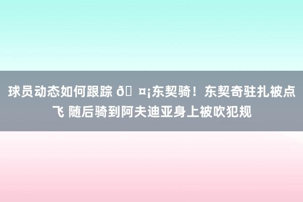 球员动态如何跟踪 🤡东契骑！东契奇驻扎被点飞 随后骑到阿夫迪亚身上被吹犯规