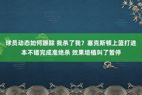 球员动态如何跟踪 我杀了我？塞克斯顿上篮打进本不错完成准绝杀 效果培植叫了暂停