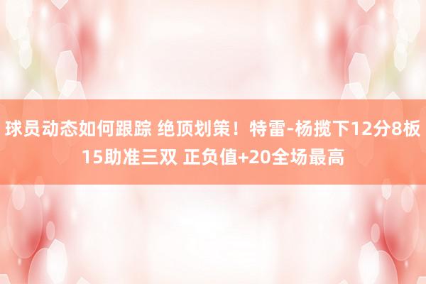 球员动态如何跟踪 绝顶划策！特雷-杨揽下12分8板15助准三双 正负值+20全场最高