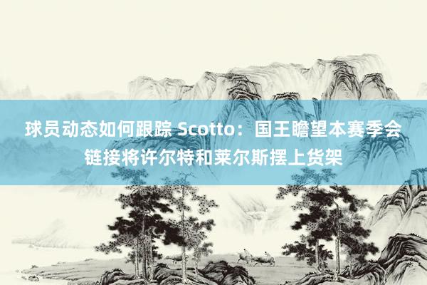 球员动态如何跟踪 Scotto：国王瞻望本赛季会链接将许尔特和莱尔斯摆上货架